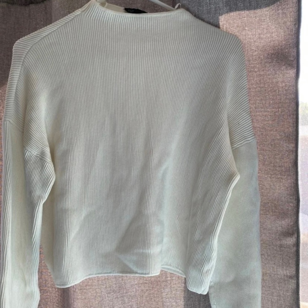 Top shop white sweater top